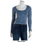 Juniors Social Revival Washed Seamless & Ribbed Top - image 3