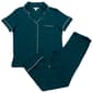 Womens Nicole Miller Short Sleeve Rib Pajama Set - image 1