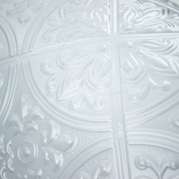 RoomMates&#174; Bright White Tin Tile Peel & Stick Backsplash