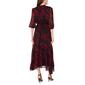 Womens MSK Long Sleeve Tie Neck Chiffon Maxi Dress - image 2