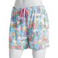 Juniors MJC Care Bears Watercolor Clouds Boxer Pajama Shorts - image 1