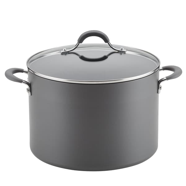 Circulon&#40;R&#41; Radiance 10qt. Hard-Anodized Non-Stick Wide Stockpot - image 