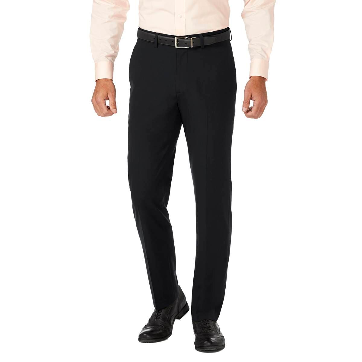 Mens J.M. Haggar(tm) 4-Way Stretch Dress Pant - Slim Fit Flat Front