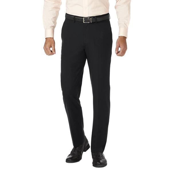 Mens J.M. Haggar&#40;tm&#41; 4-Way Stretch Dress Pant - Slim Fit Flat Front - image 