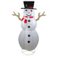Northlight 6ft. Chenille Swirl Large Snowman Outdoor Decor - image 3