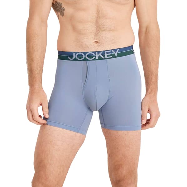 Mens Jockey® 3pk. Infinite Cool Boxer Briefs - Blue/Green