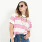 Womens MNK Short Sleeve Stripe Boxy Tee - image 1