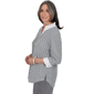 Womens Alfred Dunner Vail Diamond Texture Two in One Blouse - image 4