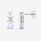 Gemstone Classics™ Lab Grown Opal & White Sapphire Earrings - image 3
