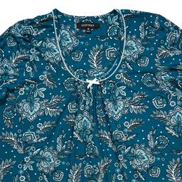 Womens Ellen Tracy 3/4 Sleeve Paisley Pajama Set
