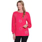 Womens Multiples Long Sleeve Gem Embellishment Star Sweater - image 1