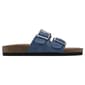Womens White Mountain Helga Suede Footbed Slide Sandals - image 2