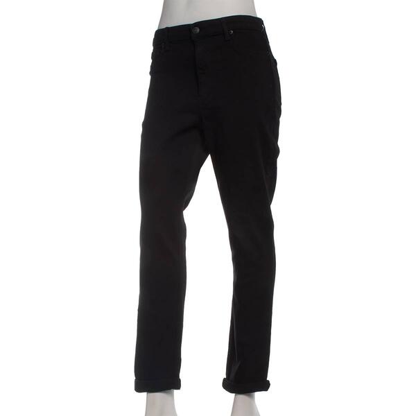 Womens Faith Jeans High-Rise Roll Cuff Solid Jeans - image 