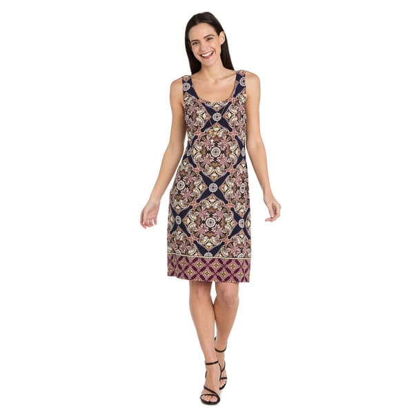 Womens R&M Richards Paisley Jacket Dress