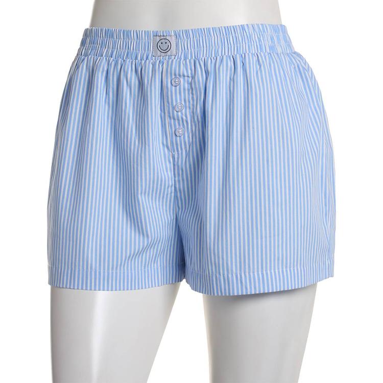 Juniors Derek Heart Poplin Boxer Shorts with Patch