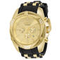 Mens Invicta Bolt Stainless Steel Black & Gold Watch - 34142 - image 1