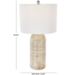 9th & Pike® Farmhouse Brown Wood Table Lamp - image 3