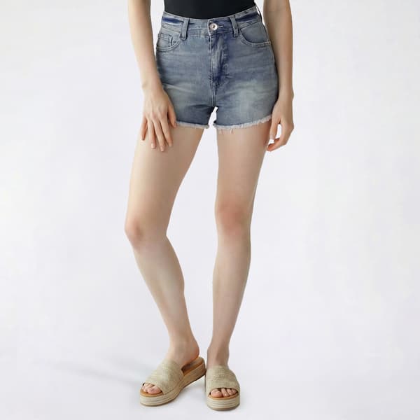 Juniors Wallflower Fearless Curvy High Rise Shorts - image 