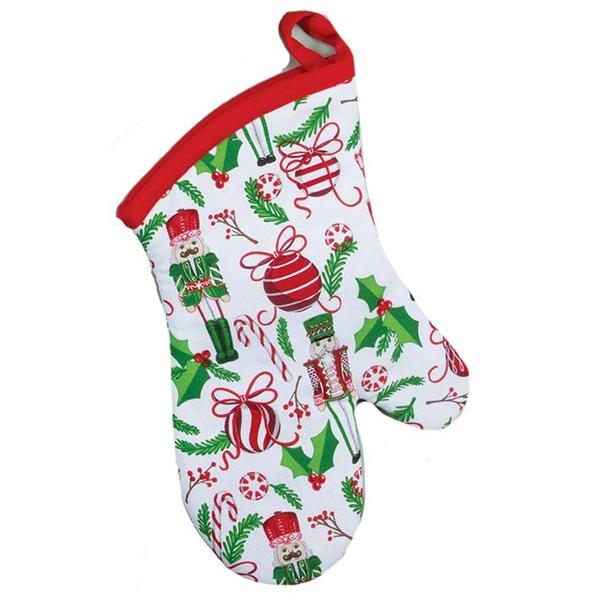 Kay Dee Merry Nutcracker Oven Mitt - image 