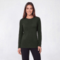 Petite Preswick & Moore(R) Long Sleeve Crew Neck Tee - image 1