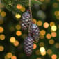 Northlight Seasonal Rust Mercury Christmas Pine Cone Ornament - image 2