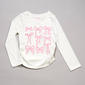 Girls (4-6x) Freestyle Revolution Glitter Bows Side Cinch Top - image 1