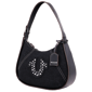 True Religon Strudded Logo Denim Hobo Bag - image 3