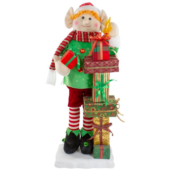 Northlight Seasonal 30in. Animated Elf Musical Christmas Figure - image 