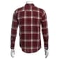 Mens Mountain Ridge Long Sleeve Flannel Shirt - Red/Brown - image 2