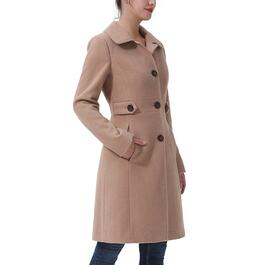Womens BGSD Classic Mid-Length Wool Walking Coat
