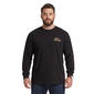 Mens Big & Tall Buckhorn River Ford Long Sleeve Tee - Black - image 1