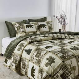Freshfolds Winter Reversible Stonehurst 3pc. Comforter Set