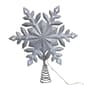 Kurt Adler 25-Light LED Glittered Snowflake Tree Topper - image 4