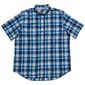 Mens Big & Tall Chaps Stretch Plaid Button Down Shirt - Peony - image 1
