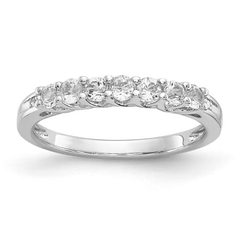 Gemstone Classics™ Sterling Silver & White Topaz Ring