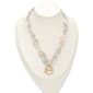 Ashley Cooper(tm) Georgette Scarf Necklace with Flower Pendant - image 1
