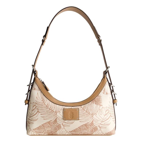 Tommy Bahama Graphic Leaf Print City Hobo