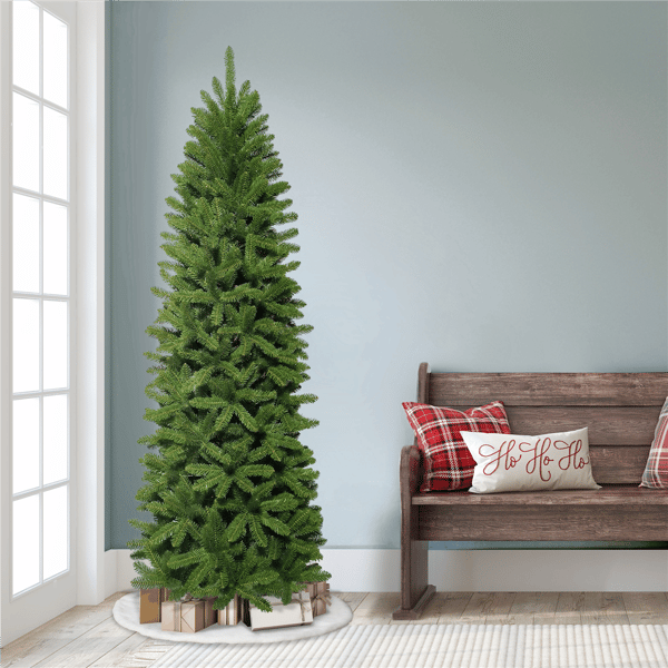 Puleo International 7ft. Washington Fir Pencil Christmas Tree