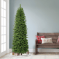 Puleo International 7ft. Washington Fir Pencil Christmas Tree - image 2