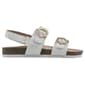 Big Girls White Mountain Gingham Floral Buckle Sandals - image 3