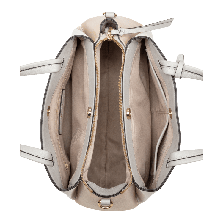 Nine West Luela Solid Satchel - Milk/Multi
