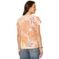 Womens Democracy Short Sleeve Crew Neck Abstract Tee - image 2