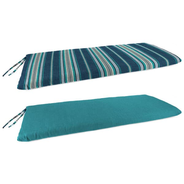 Jordan Manufacturing Terrace Caribbean Husk Lagoon Bench Cushion - image 