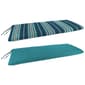 Jordan Manufacturing Terrace Caribbean Husk Lagoon Bench Cushion - image 1