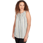 Womens Skye&#8217;s the Limit Out Of The Blue Stripe Crinkle Blouse - image 3