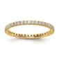 Pure Fire 14kt. Yellow Gold Lab Grown Diamond Eternity Band - image 2
