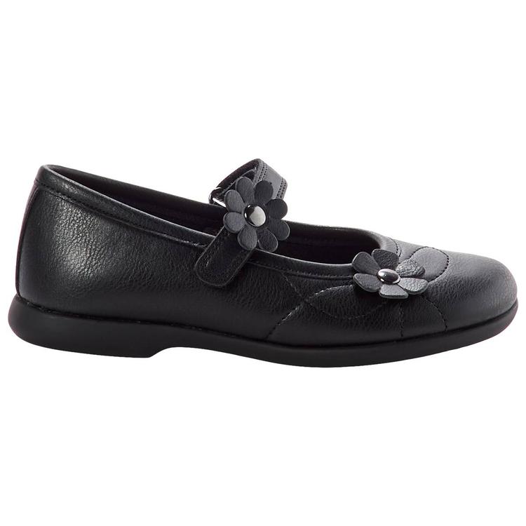 Big Girls Rachel Bessie Floral Accent Mary Jane Flats