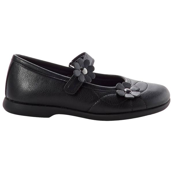 Big Girls Rachel Bessie Floral Accent Mary Jane Flats