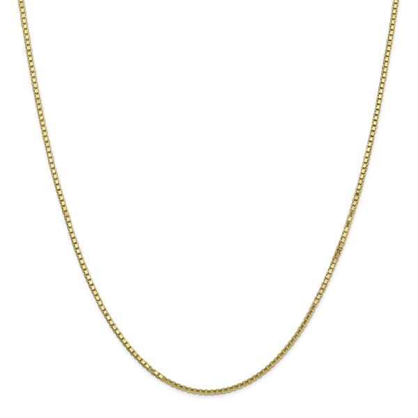 Gold Classics(tm) 10kt. Gold 1.5mm 20in. Box Chain Necklace - image 