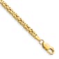 Mens Gold Classics(tm) 2.5mm. 14k Gold Byzantine Chain Bracelet - image 1